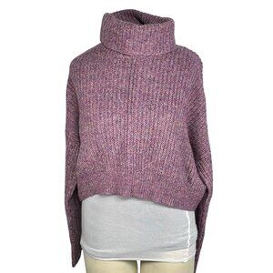 Aeropostale Womens Purple Turtleneck Sweater M